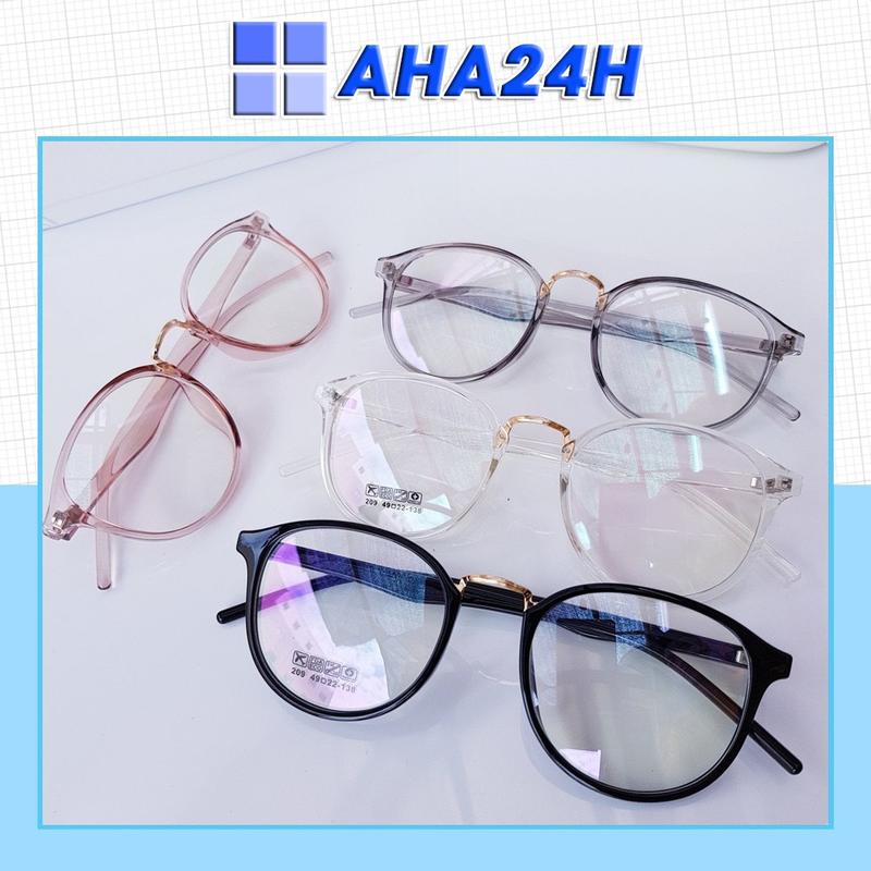 Mắt kính giả cận gọng dẻo AH159 thời trang nam nữ hàn quốc TR90 209 cao cấp