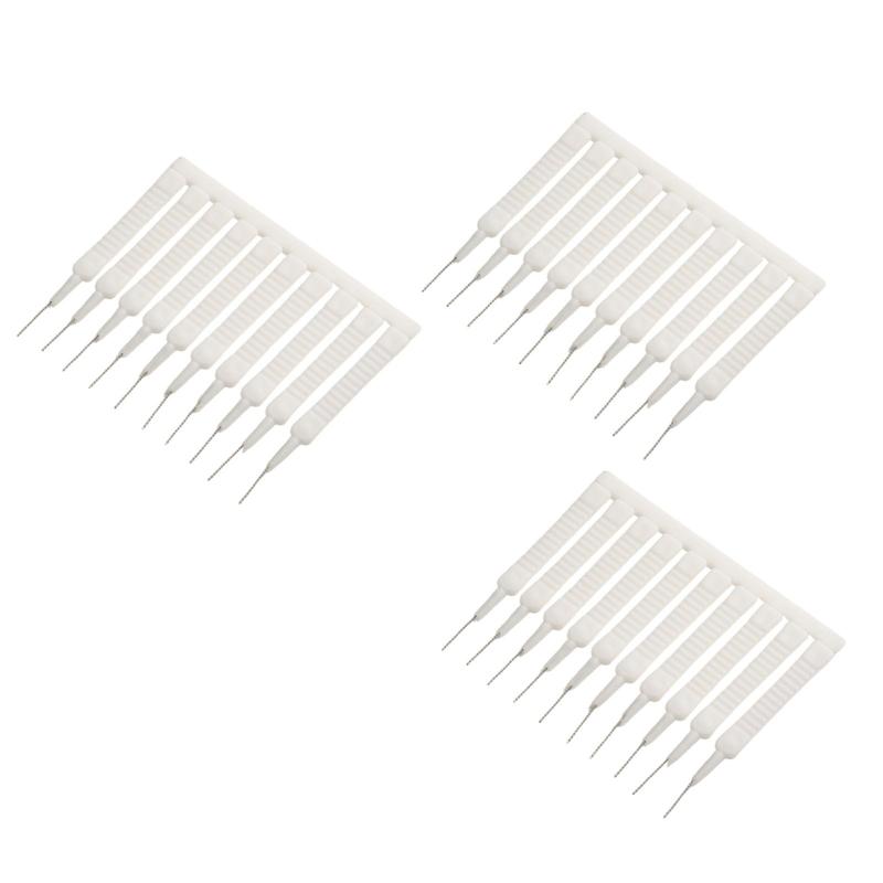 10/20/30pcs Shower Head Cleaning Brush Gap Hole Anti-Clogging Cleaner Brushes 4