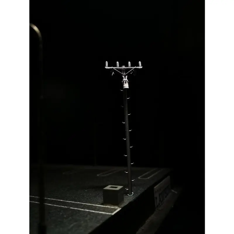 Tiang Listrik tipe 1 1:64 Aksesoris Diorama Diecast  Power Pole  Utility tiang utilitas telepon  Unpainted 8