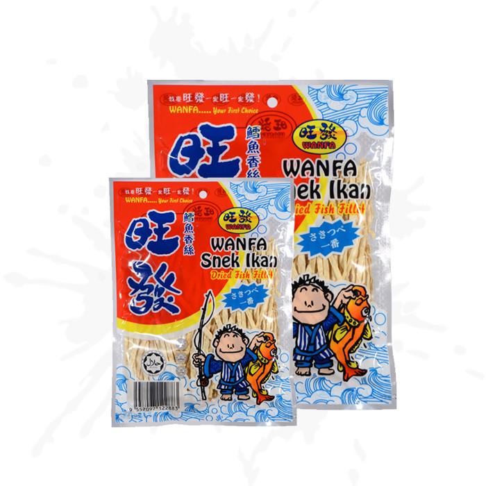 Jual Wanfa snack ikan / wanfa snek juhi / snack ikan malaysia 50g 120g ...
