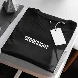 COD Kaos Pendek Tebal Catton Combed Grenligh Motif Putih Pria Unisex Distro Oblong Katun Simple Kain Lembut Custom Nyaman Unik Keren