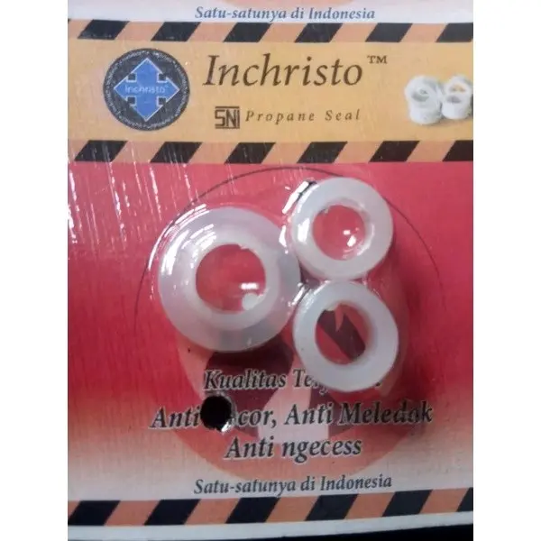 Karet Gas LPG kompor / Seal Karet Tabung Alat Pengaman Gas LPG klep tabung silicon / Ring Seal Gas Set 1