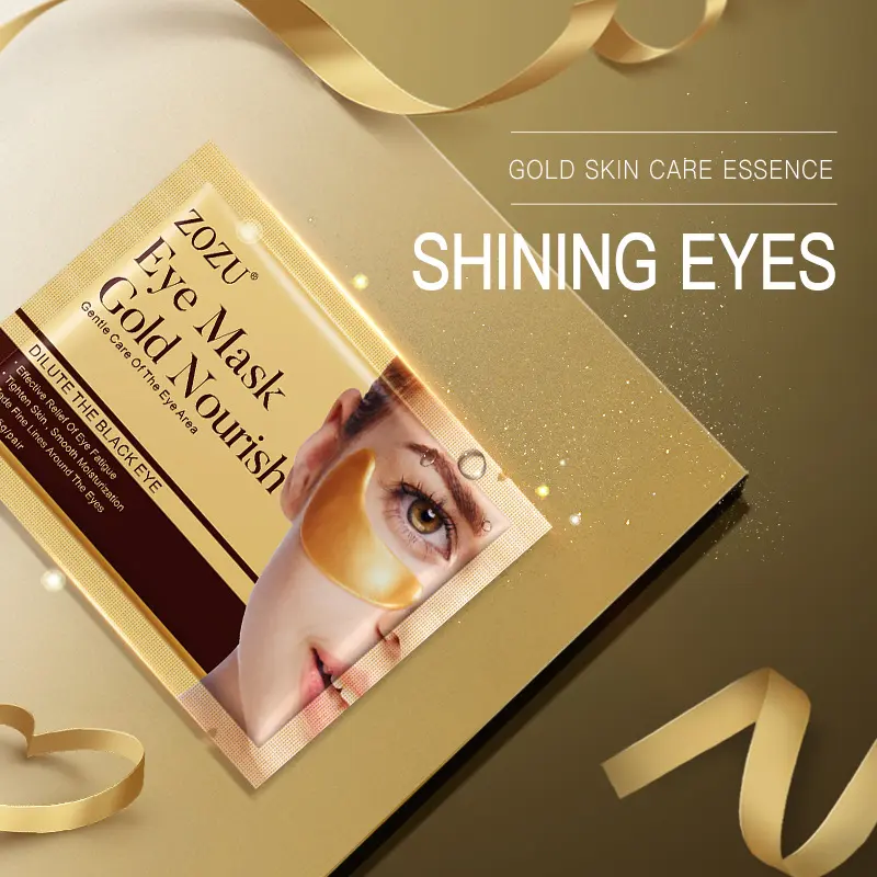 Eye Mask ZOZU Gold Seaweed Eye Mask Eye Mask for Reducing Eye Wrinkles and Improving Eye Bags gmeel  an  lazy  cream peel  ing  solution fyp dong gg gg gg