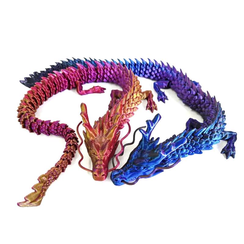Product Introduction of [XKQ]3D Printed Chinese Dragon Full Body Joints Movable Home Furnishing Decoration Ornament Worth Collecting Creative Toys 20