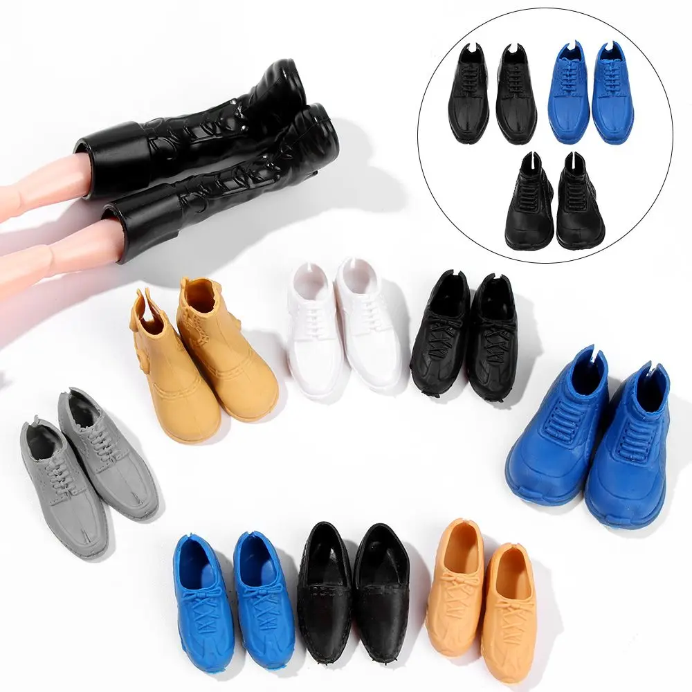 Accessories Decors Parts Fashion Prince Males Kids DIY Dressing Doll Shoes Boots Sandals