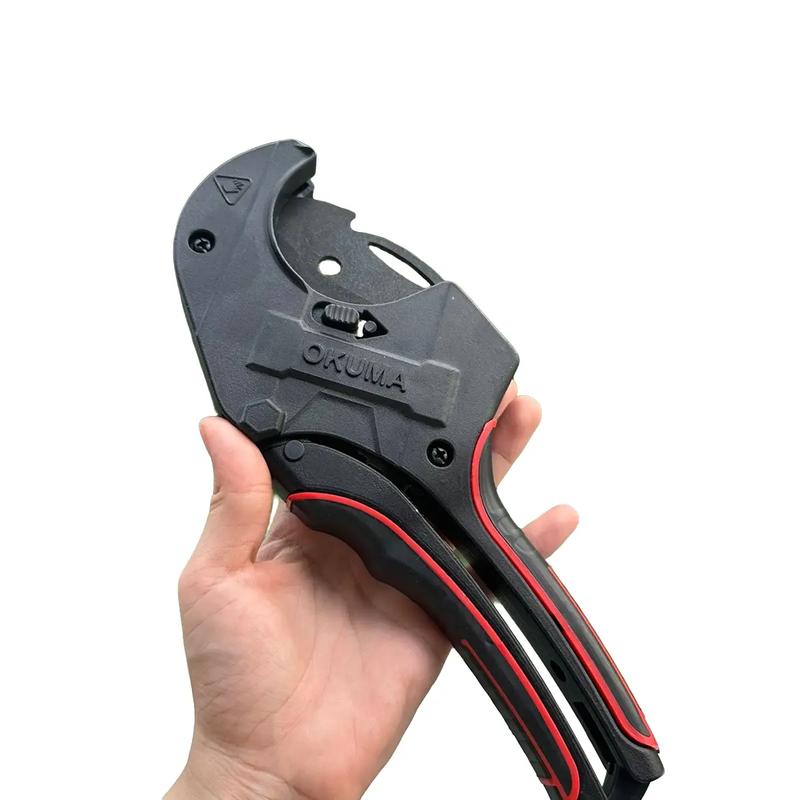￼Kéo cắt ống nhựa OKuma Japan siêu sắc siên bền.Kéo cắt ống nước PVC,PE,PPR loại cỡ lớn cực tốt