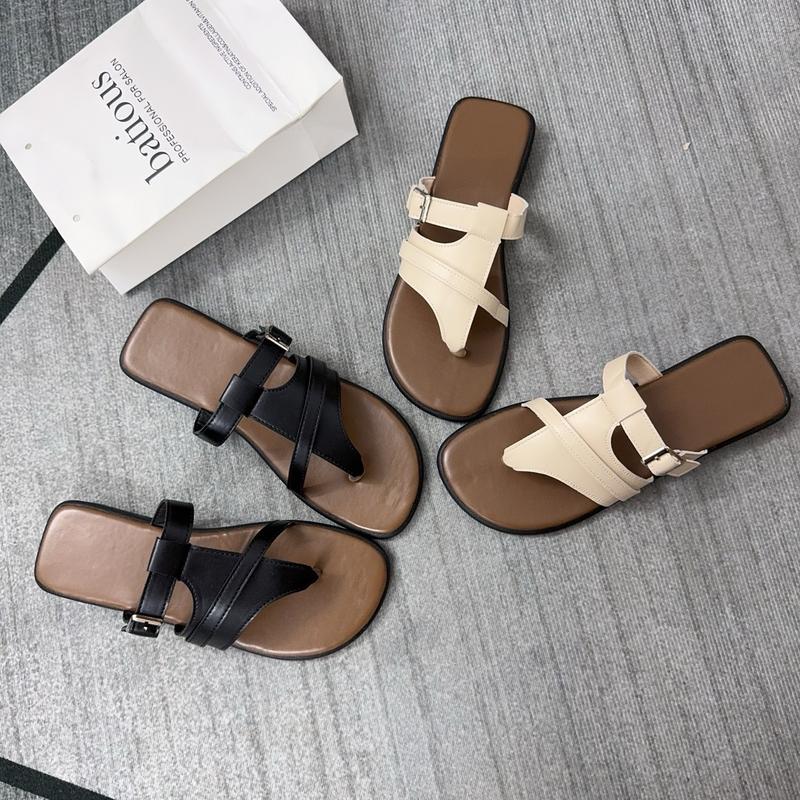 [ D57 Đi chuẩn size ] Sandal nữ dép tông xỏ ngón đi biển có điều chỉnh gót sang chảnh phong cách hàn quốc sục nữ  2024