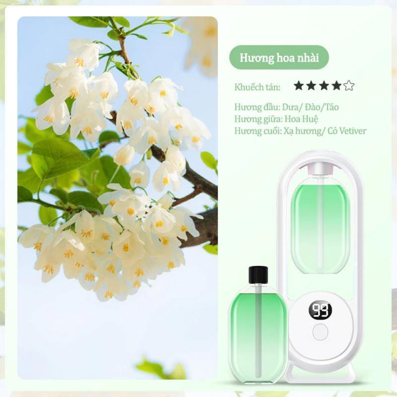 Product Introduction of Máy Xịt Thơm Phòng Tự Động,5 Mùi Hương Thiên Nhiên,máy tạo độ ẩm,nước hoa,Khử mùi,máy xông tinh dầu phòng ngủ Phun Sương Tạo Độ Ẩm Máy Khuếch Tán Tinh Dầu, Pin Sạc Phun Tinh Dầu 16