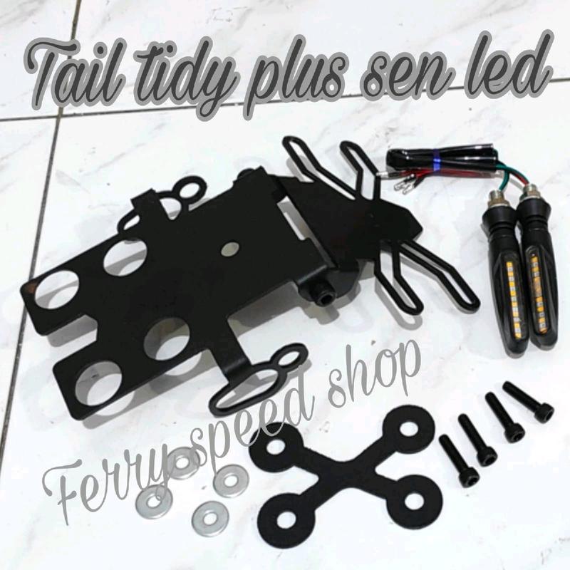 Paketan sen led running plus tail tidy Xsr 155 Xsr155 / Sein led plus dudukan plat belakang  Xsr155 Xsr 155 4