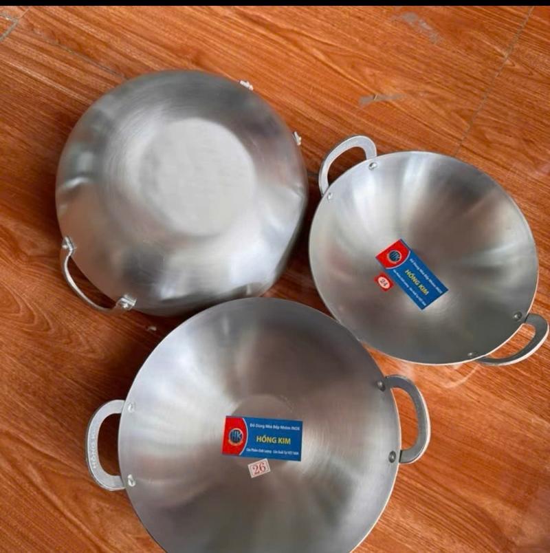 Product Introduction of Combo 3 Chảo Nhôm -Size 24cm 26cm 28cm Chiên Xào Nấu Nướng Đủ Món - Phù Hợp Gia Đình 0