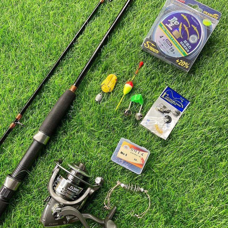 Combo cần shimano 2 khúc đặc tải cá 15-20kg Bắt Cá Fishing Lure Câu Cá Đi Câu Ca