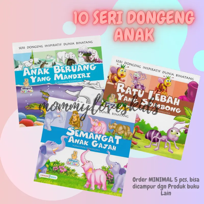 Buku DONGENG Cerita Anak INSPIRATIF DUNIA BINATANG FABEL 0