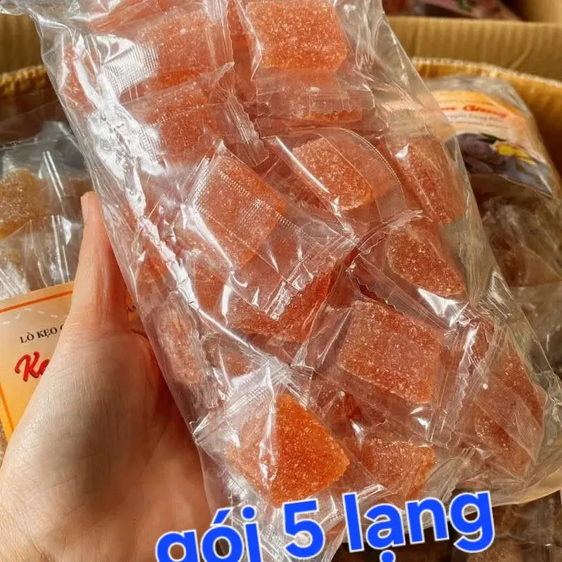1 kg kẹo gôm vị dâu Làng Khe 4