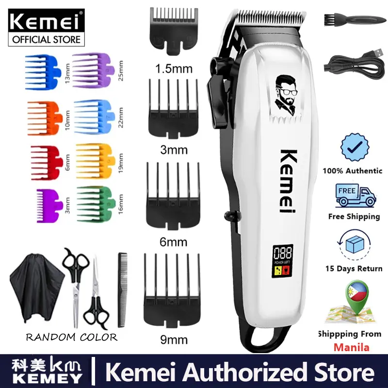 KM-PG809A Kemei Hair Clipper 2023 Original SaleRazor for Haircut on Sale Original Set Razor for Dogs Hair Remover+6 Months Warranty
