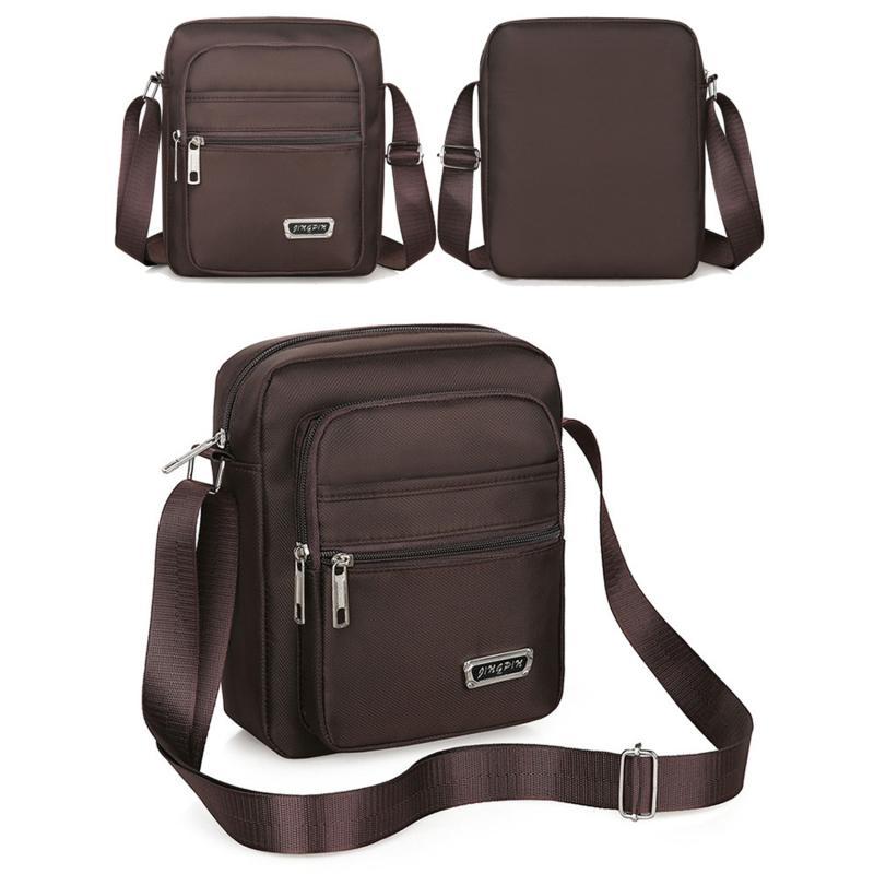 Product Introduction of Fashion Sports Bag Nylon Men's Large Capacity Multi Pocket Casual Shoulder Bag  Outdoor Color Multi Functional Crossbody Bag 10