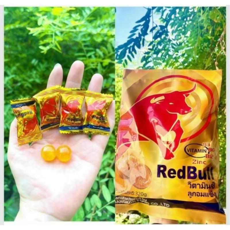 RedBull Kẹo Ngậm Bò Húc Thái Lan 320gram Tăng Lực Năng Lượng Tức Thì Hương Vị Đặc Trưng