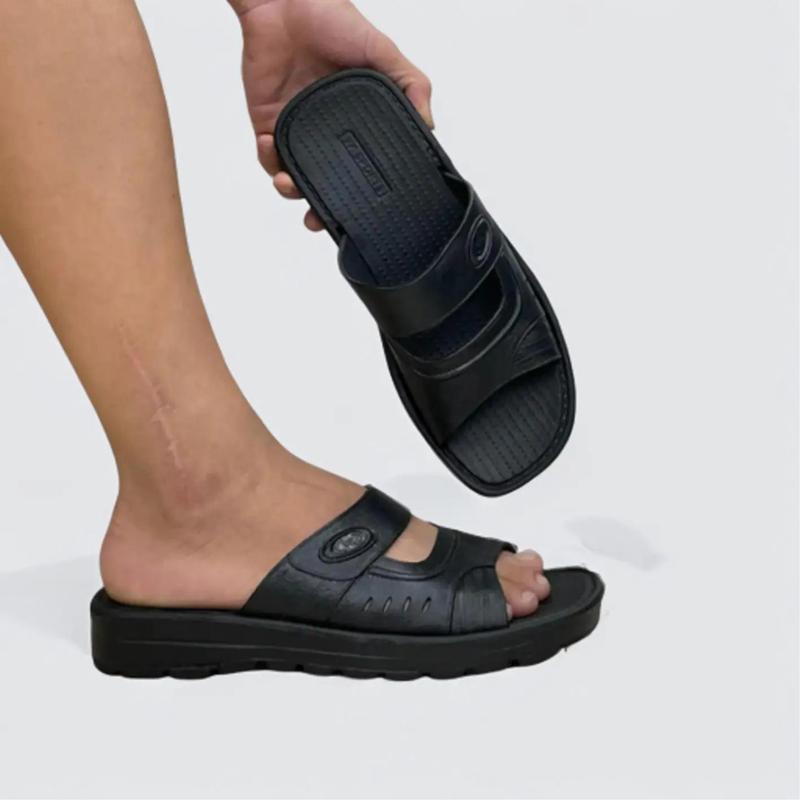 Dép Tĩnh điện dép ông già 2 quai đế 4 phân rất êm chân Nam Đế Bằng Nam Đế Bằng Cao Su Sandal DéP Quai Ngang dép nam