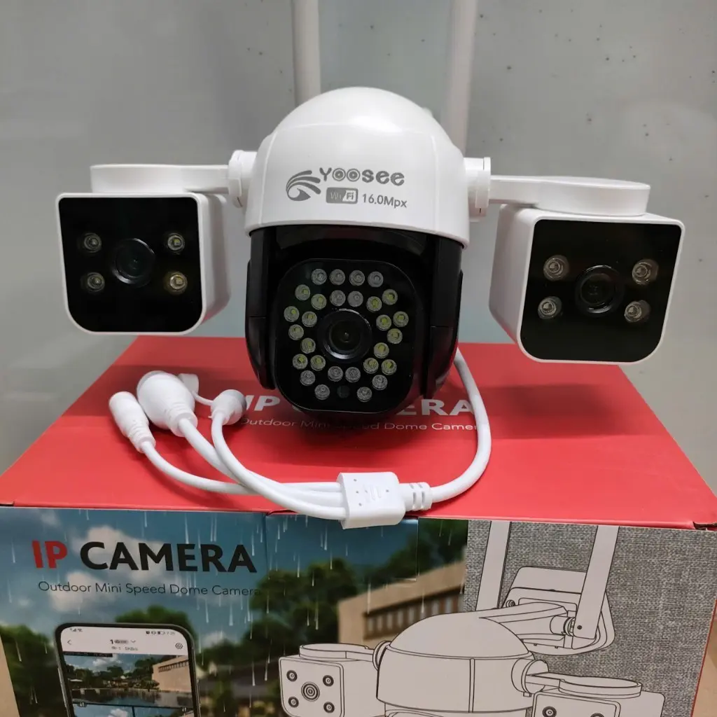 Camera Yoosee 3 MẮT XEM ĐỘC LẬP xoay 3 mắt cùng lúc đa chiều, đầy đủ tính năng đàm thoại - có màu đêm sắc nét w28
