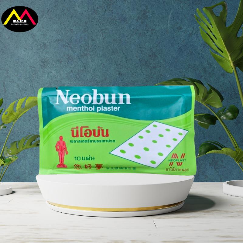 Miếng dán NEOBUN Plaster đau cơ bong gân bầm tím trật khớp do vận động thái lan 1