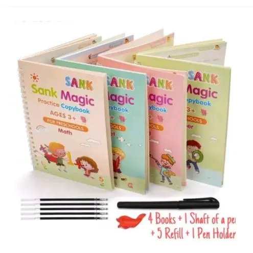 【CM】SANK MAGIC Practice Book 1 SET ISI 4 BUKU + PULPEN ( INGGRIS ) Stationery