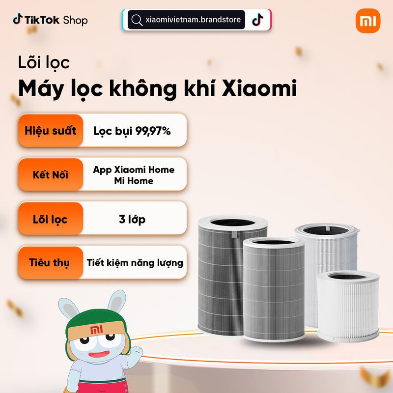 Lõi lọc thay thế cho máy lọc không khí Xiaomi Air Purifier 4 Compact, 4 Lite, Gen 4, 4 Pro - Chính Hãng
