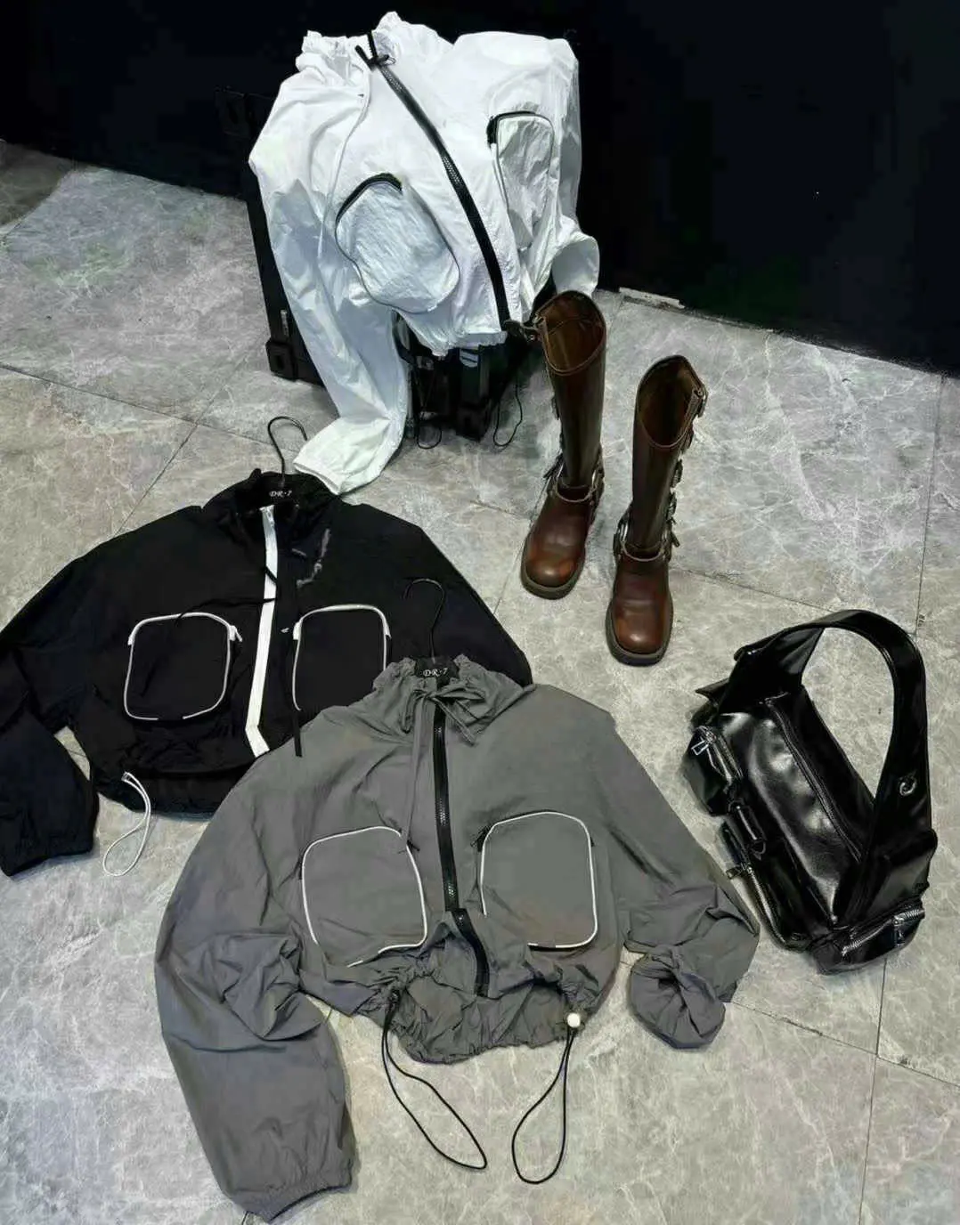 (AK06) Áo gió túi hộp rút eo dây dài MAIDO TRENDY áo đẹp sang chảnh