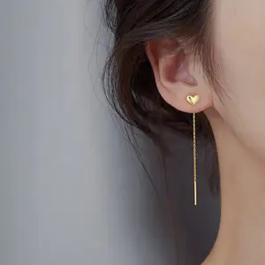 Adore Anting Panjang Titanium Model Love - 1004