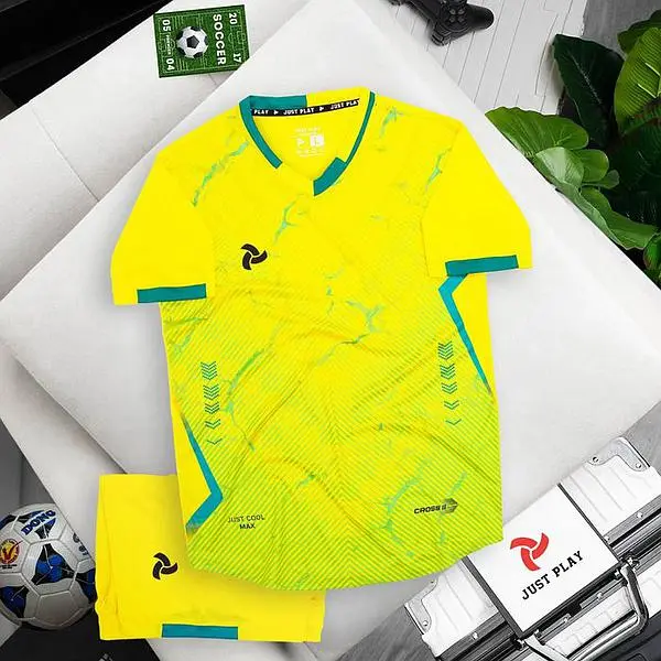 BỘ QUÀN ÁO BÓNG ĐÁ JUSTPLAY CROSS II - THIẾT KẾ ĐẸP MẮT LOGO IN NỔI, THOÁNG KHÍ, THOẢI MÁI HOẠT ĐỘNG - CÓ IN TÊN THEO YÊU CẦU Top Quần xl đầy màu sắc  Sport 3