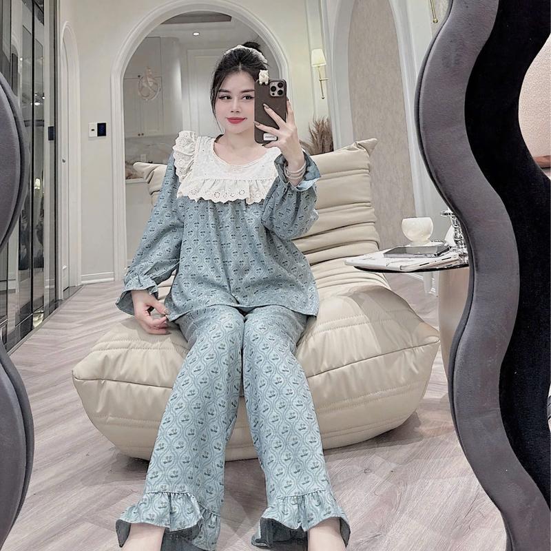 Bộ Quần Áo Nữ Tay Dài Quần Dài - Mã E66 2
