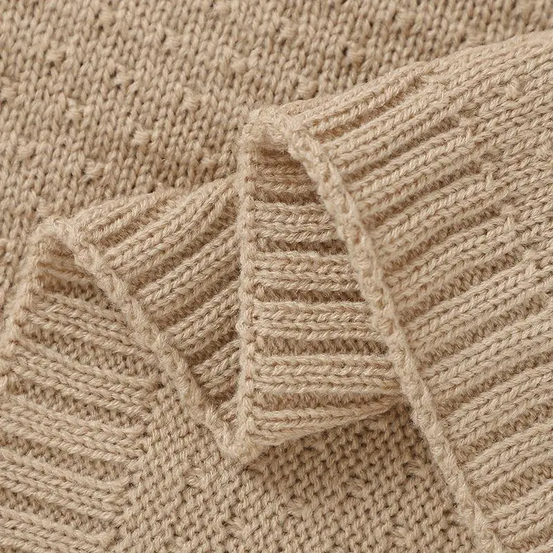 Solid Color Knitted Baby Blanket, Soft Comfortable Breathable Napping Throw Blanket, Skin Friendly Bedding Supplies for Home Bedroom Dormitory 4