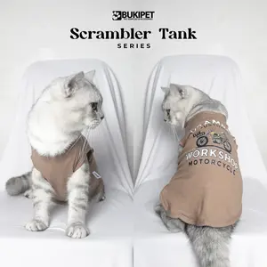 baju kucing anjing kelinci monyet lucu - SCRAMBLER TANK SERIES