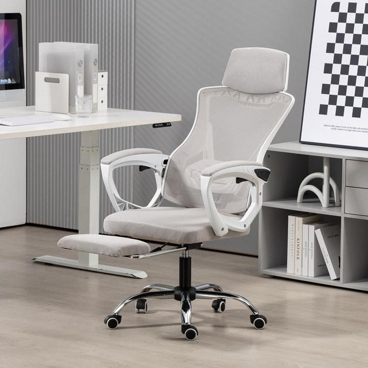  James Chair Ghế Xoay Văn Phòng James Có Ngả Lưng Tựa Đầu Lưới Thoáng Khí Công Thái Học 01 
