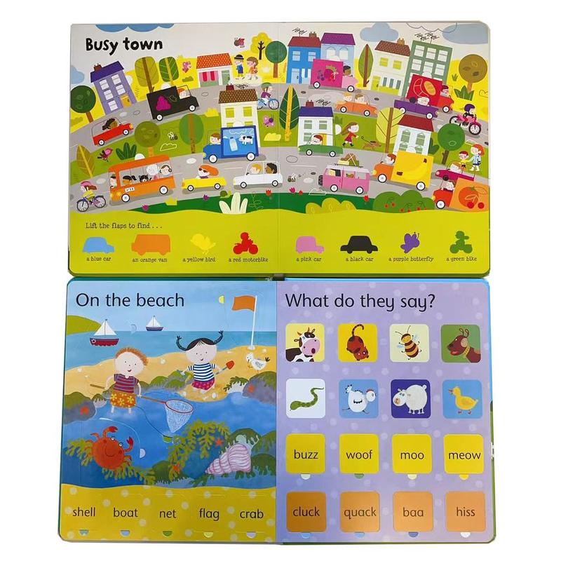 Product Introduction of Usborne Flap-the-Flap Series Books | Early Learning Children's Book | Number, Color, Word, Counting, Maths Learning 13