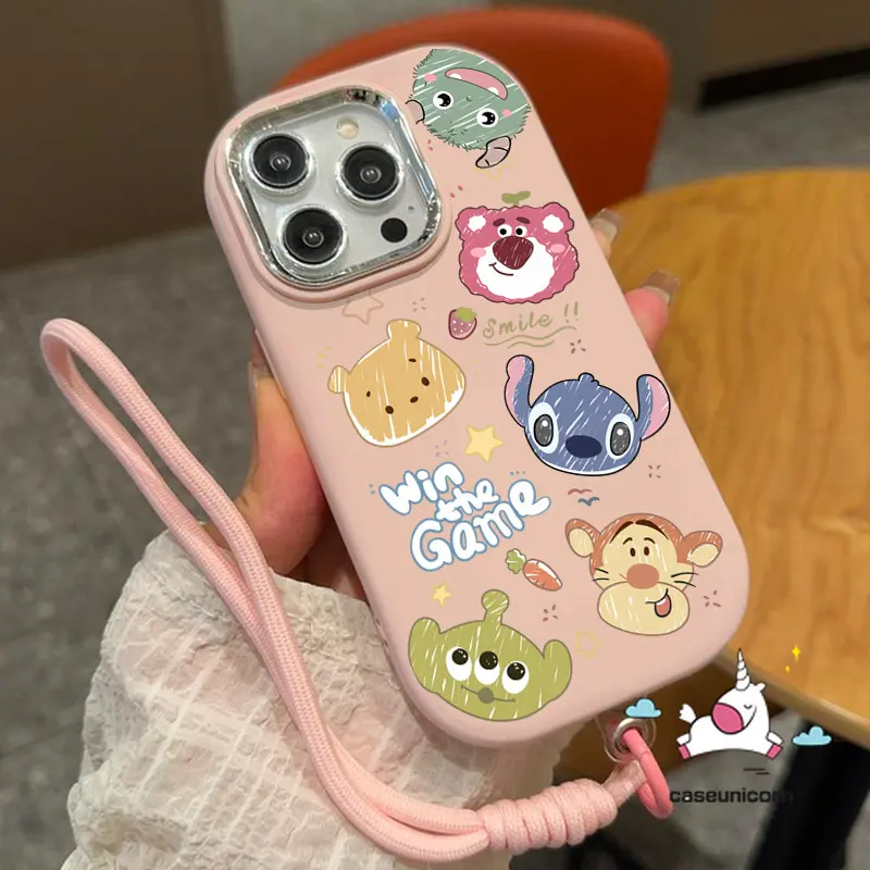 Caseunicorn Untuk Oppo A18 A15 A17 A38 A16 A58 A78 A35 A15s A16s A36 A54s A17K A3s A53 A33 A54 A12E A9 A5 A11 A55 A57 A32 A77 A77S A7 A12 A12s A5s A11K A78 A58 A93 A94A74 A95 A76 A96  Reno 5F 8 7 5 9 4Lite Stitch Lotso Sancho Panda Pooh Toy Story Cover