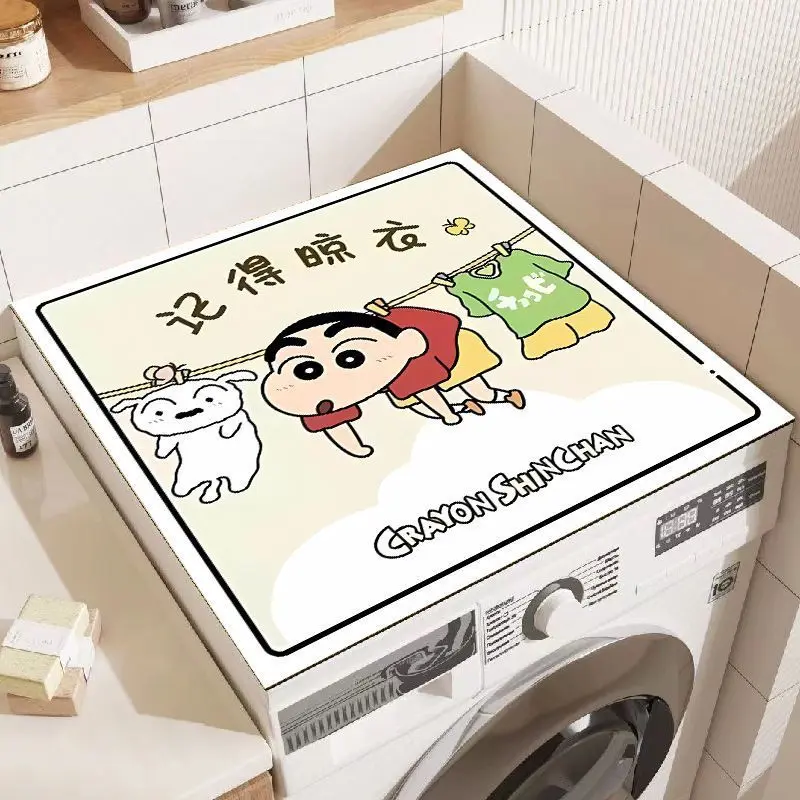 Bút Chì Màu Đất Diatom, Bìa Máy Giặt Shin-chan, Thấm Hút, Bìa Thảm Bồn Rửa Thông Dụng Thảm Chống Ẩm Tủ Lạnh, Thảm Chống Nắng, Thích Hợp Cho Năm 2025, Số Lượng Người: 1216 1