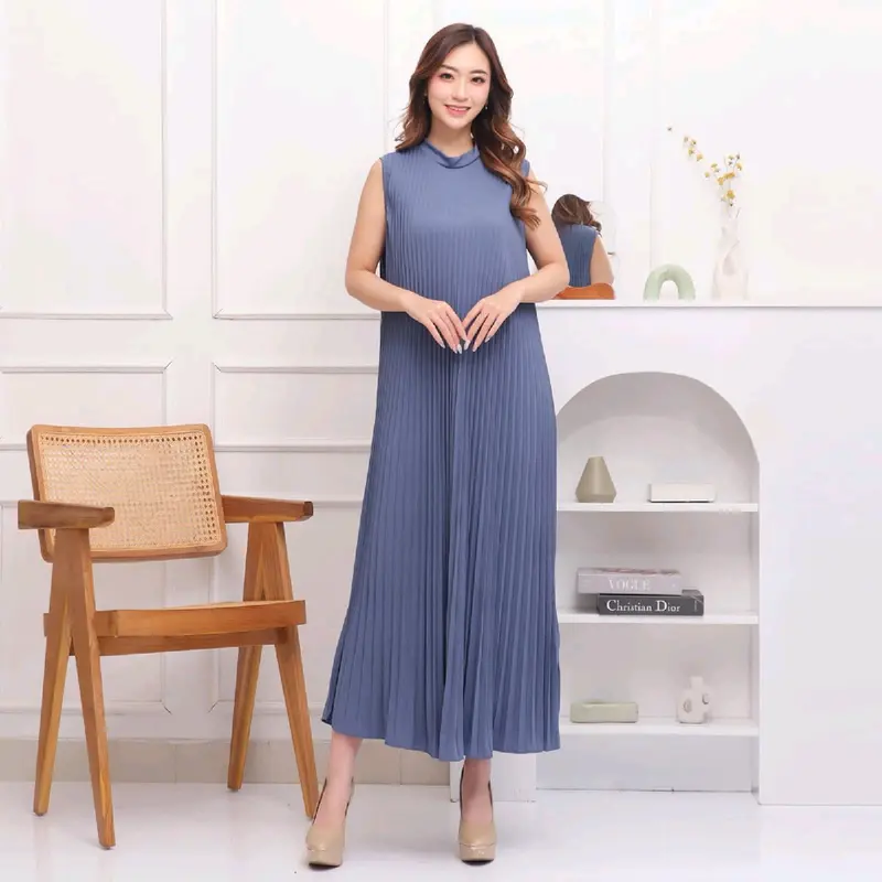 Dress plisket / Gamis Plisket Payung /  inner dress gamis plisket 5