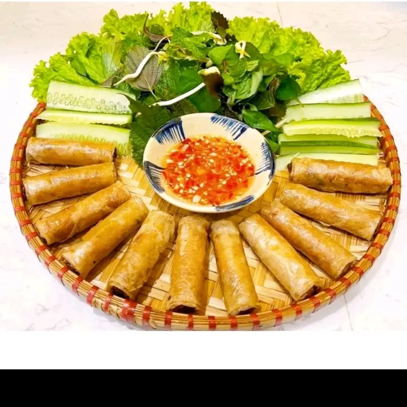 Ram( bánh tráng), cuốn chả giò ngon, giòn rất lâu, Đặc Sản Hà Tĩnh (15-17 lá),làm từ mật mía và gạo quê 3