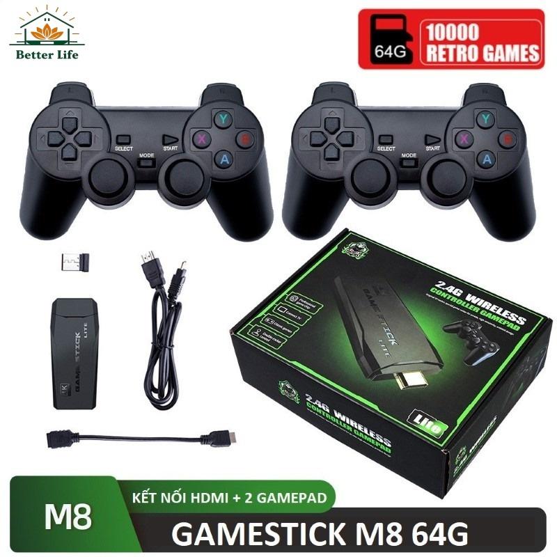 [Giao hàng nhanh] Máy chơi Game Video 10000 HD 4K M8 Tay cầm chơi Game đôi cổ điển Hỗ trợ nhiều Mame / FC / GB / GBA / M
