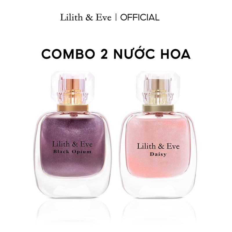 Combo nước hoa Lilith and Eve Black Opium và Daisy Nữ Cosmetic Xịt Thơm Perfume Women