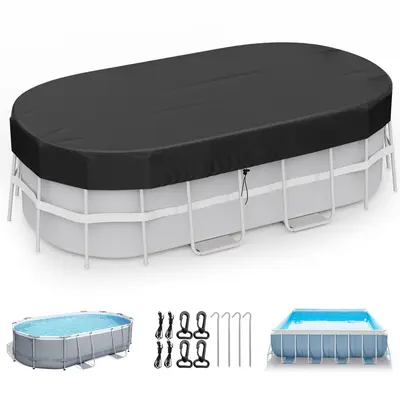 Pool Heater Above Ground 8x5 Rectangle Pool Cover - 102x67 Inch PE ...