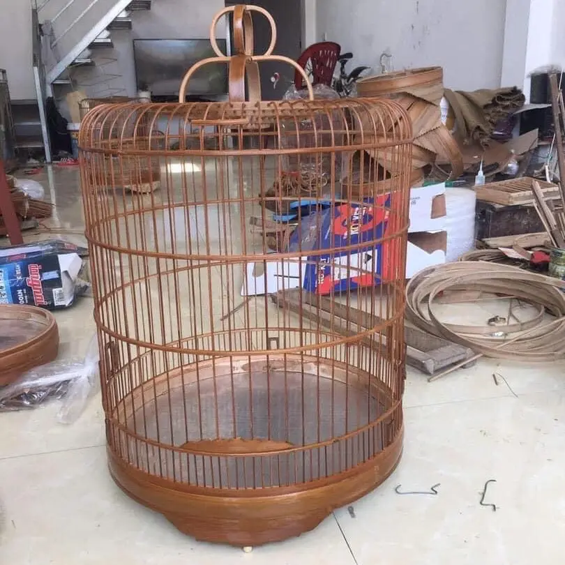 Khung lồng choè tự ráp đường kính 42 68 nan cho chim chích choè than, choè lửa