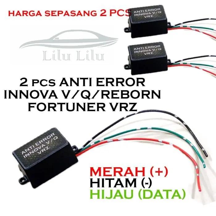 ANTI ERROR HEADLAMP INNOVA REBORN V / Q / VENTURER FORTUNER VRZ Khusus Toyota