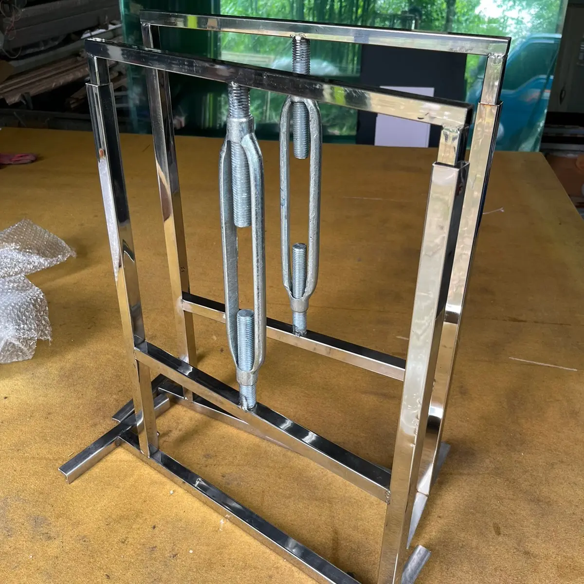 Bộ nâng hạ tủ trên INOX 304( 1 bộ có 2 chiếc)