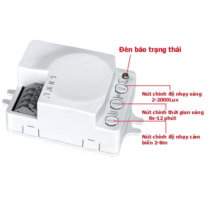 Công Tắc Cảm Biến Chuyển Động Radar Vi Sóng B-90 -Tự động bật tắt đèn Thiết bị khi có chuyển động 1