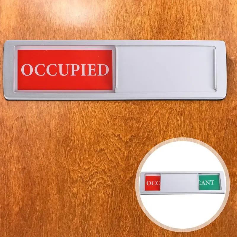 Sliding Occupied Vacant Home Office Conference Hotel Occupied Door Sign ...