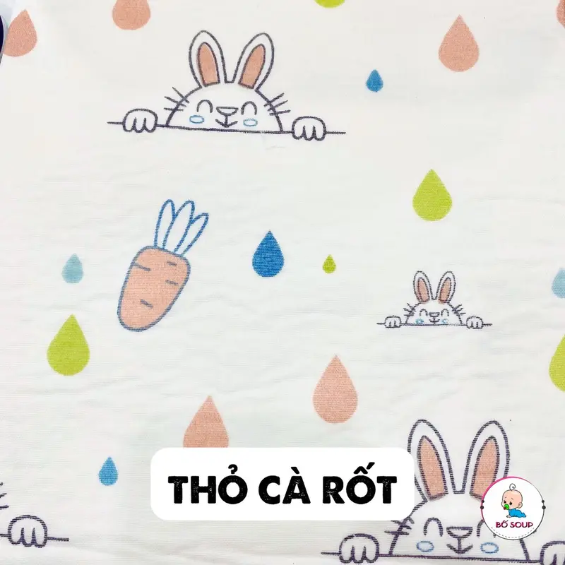 Tấm lót chống thấm cho bé gồm 4 lớp, miếng lót em bé có thể giặt được kích thước  50x70cm 3