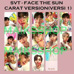 Seventeen Face The Sun Carat Version Photocard Kpop