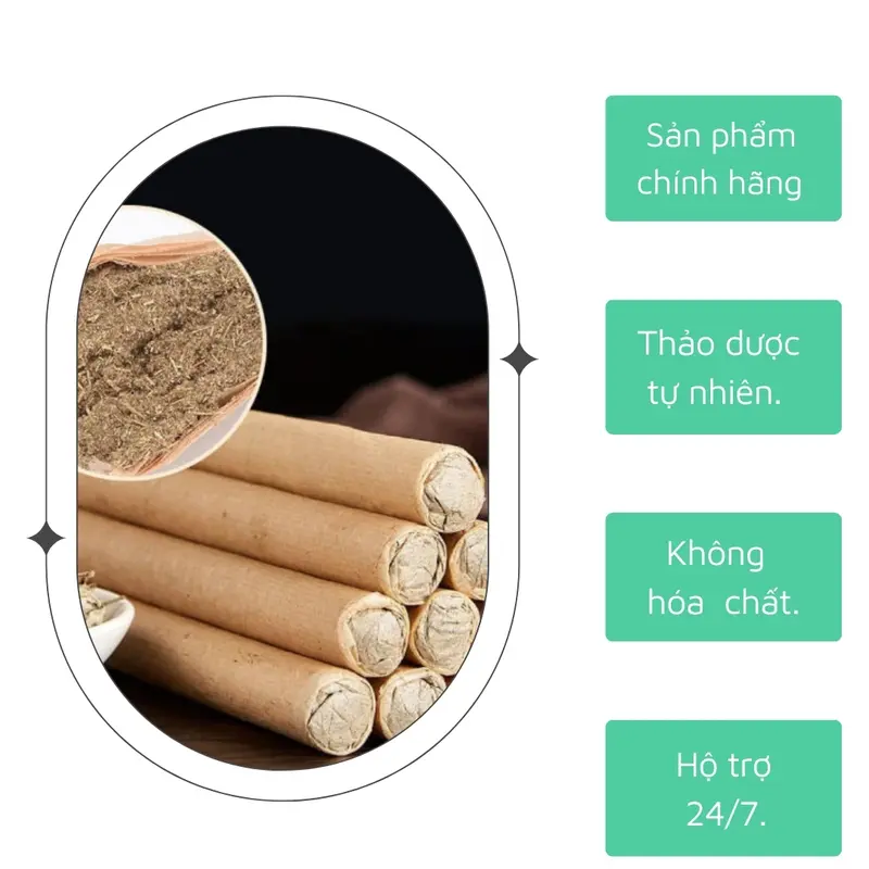 Combo 20 Thanh Ngải Cứu Đuổi Muỗi - Khử Mùi Hôi, Hương An Toàn 3