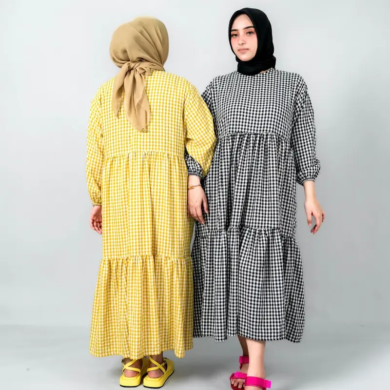 Nathelabel - Holuna Ruffle Midi Dress Katun Japan 1
