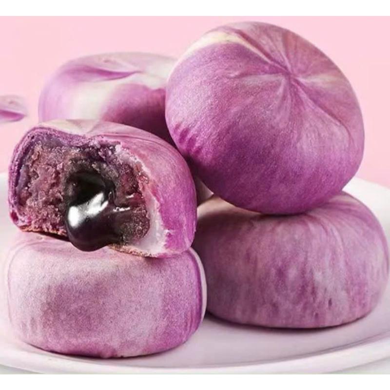 Bánh Mochi Việt Quất Đậu Đỏ Không Đường Mềm Dẻo Thơm Ngon, Bánh Mochi Khoai Mỡ Siêu Ngon - Ăn Vặt 492 Shop